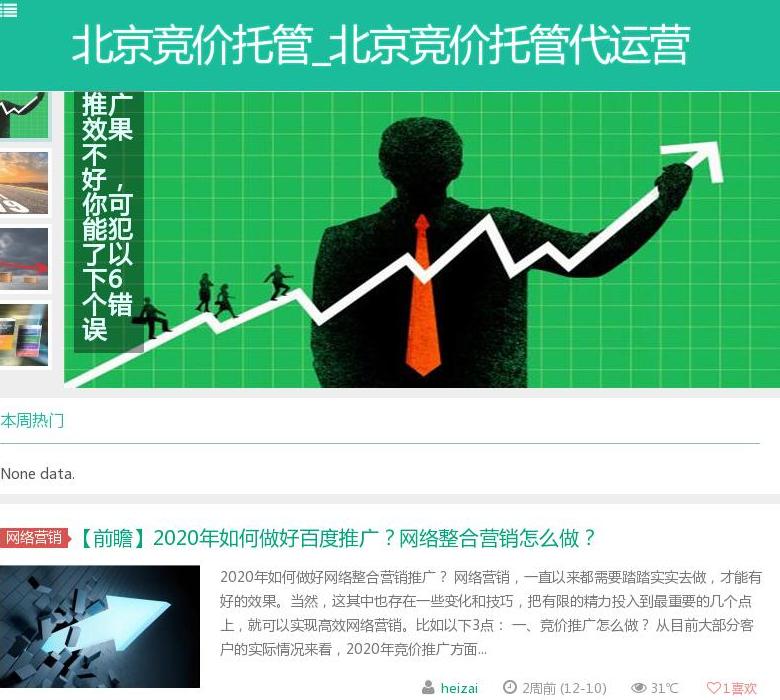 黑仔竞价托管站点缩略图