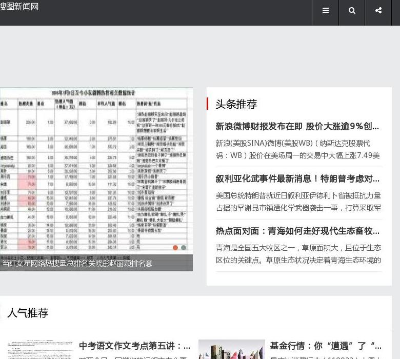 搜图新闻网站点缩略图