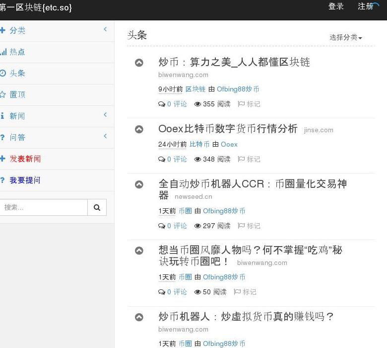 区块链站点缩略图