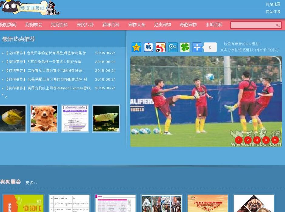宠物百科网站点缩略图
