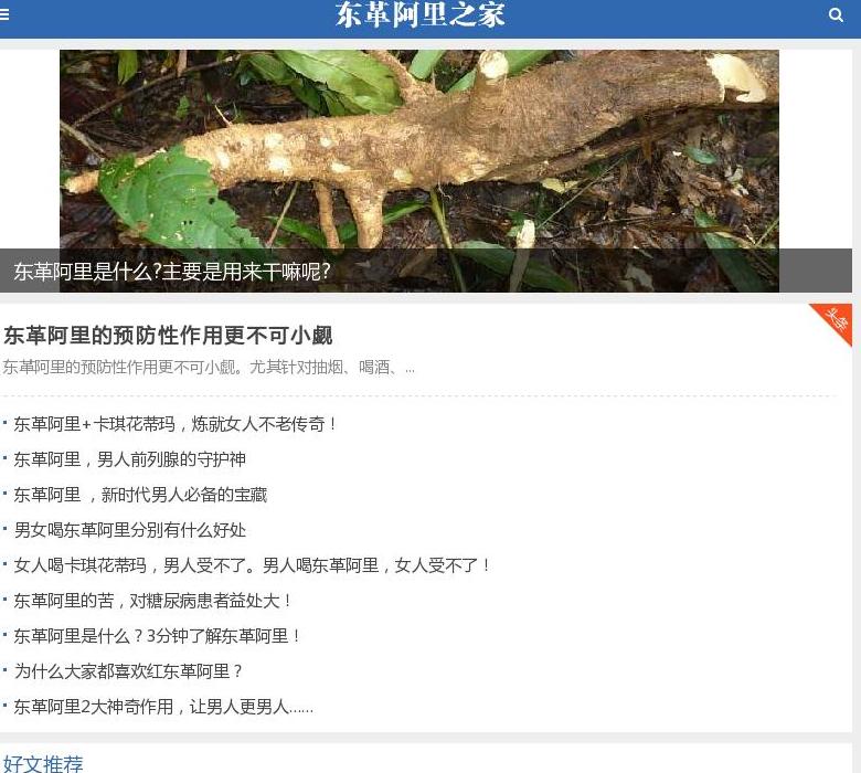 东革阿里之家站点缩略图
