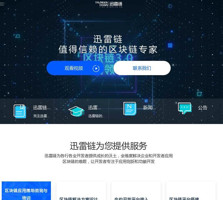 迅雷链站点缩略图