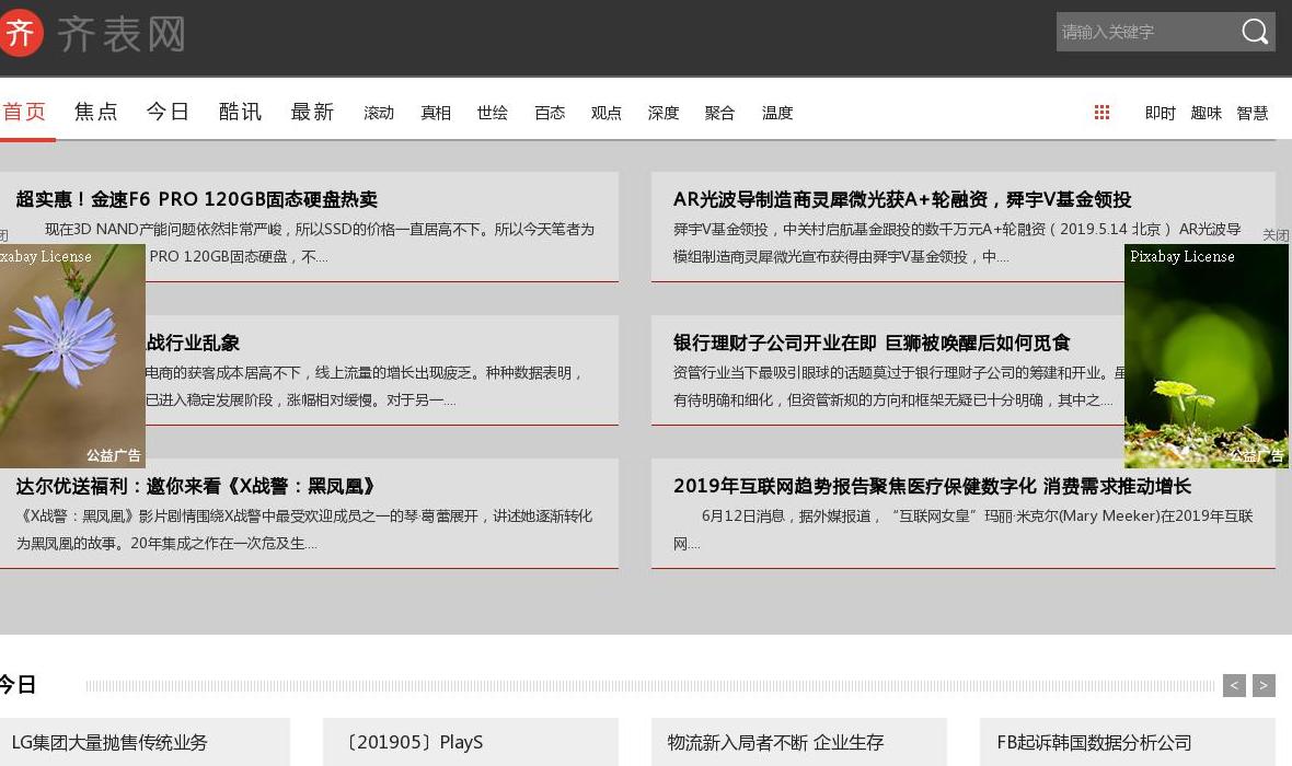 齐表网站点缩略图