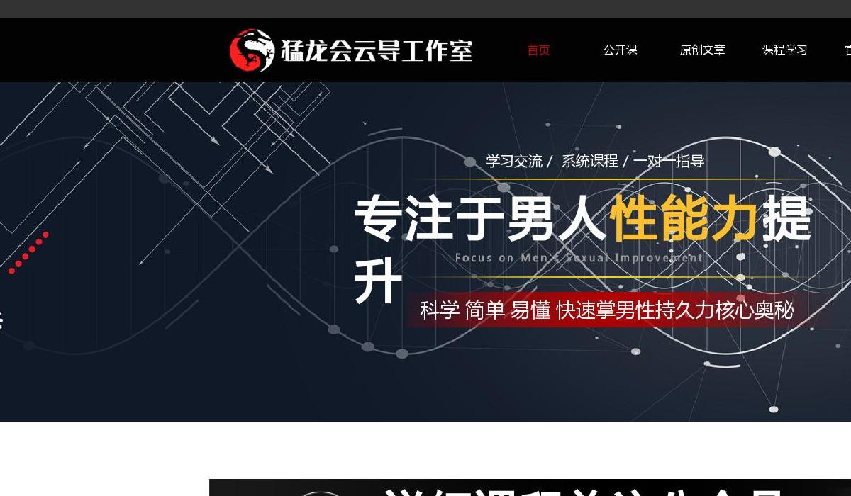 猛龙持久力锻炼/男性学习平台站点缩略图