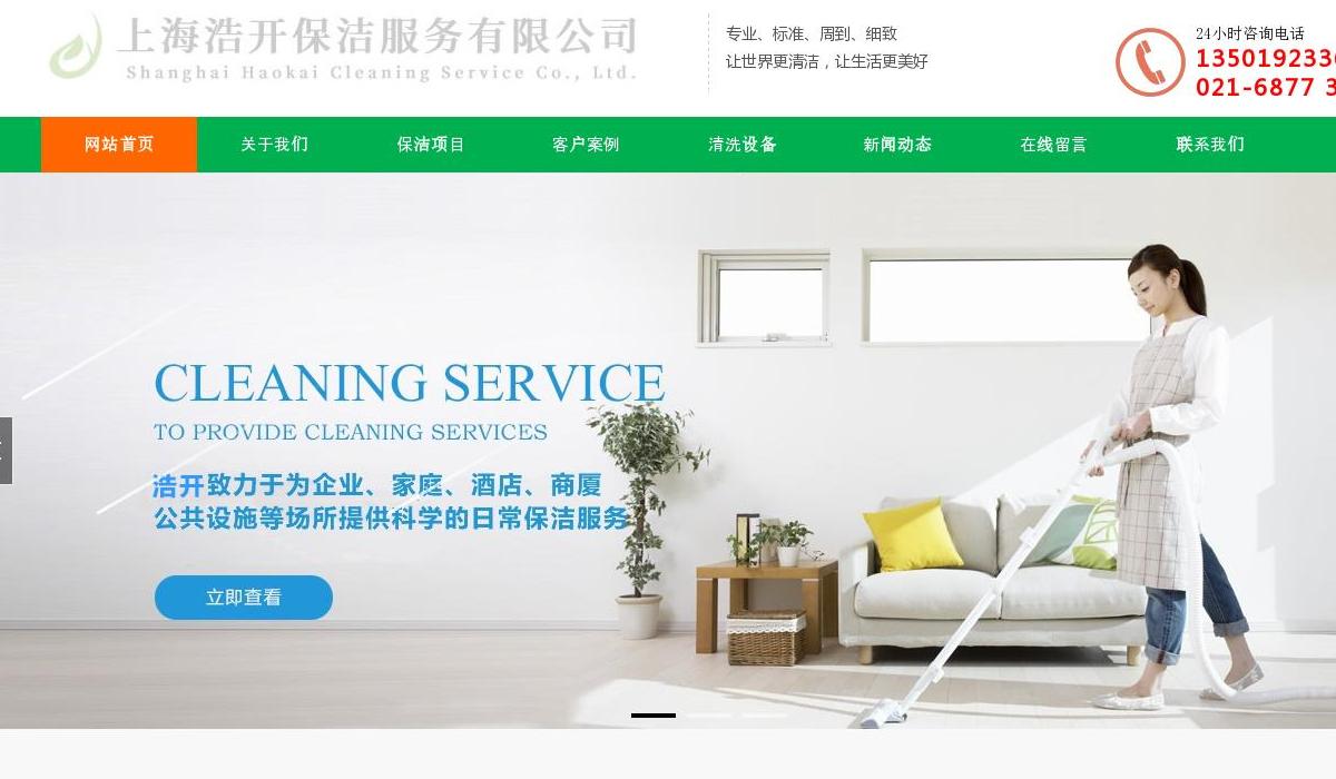 上海保洁公司站点缩略图
