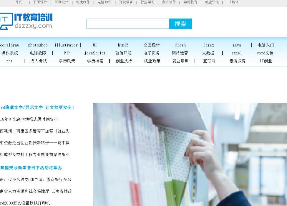 IT教育培训网站点缩略图
