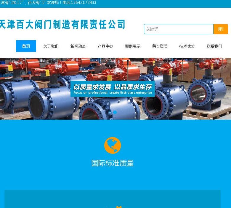 天津百大阀门站点缩略图