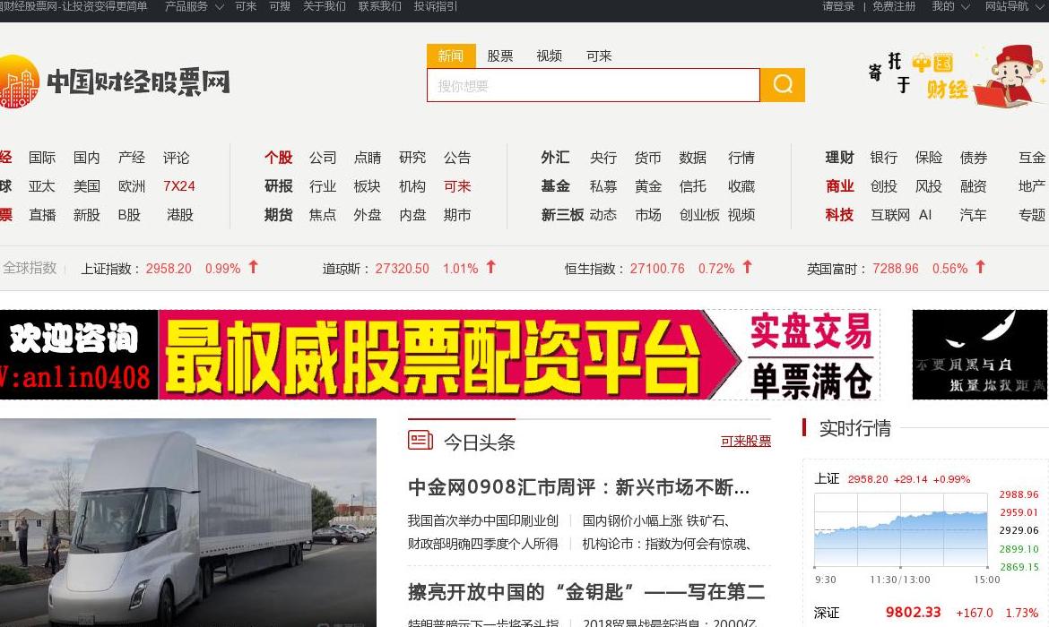 中国财经股票网-让投资变得更简单站点缩略图