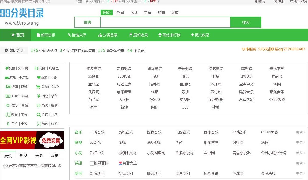 目录提交站点缩略图