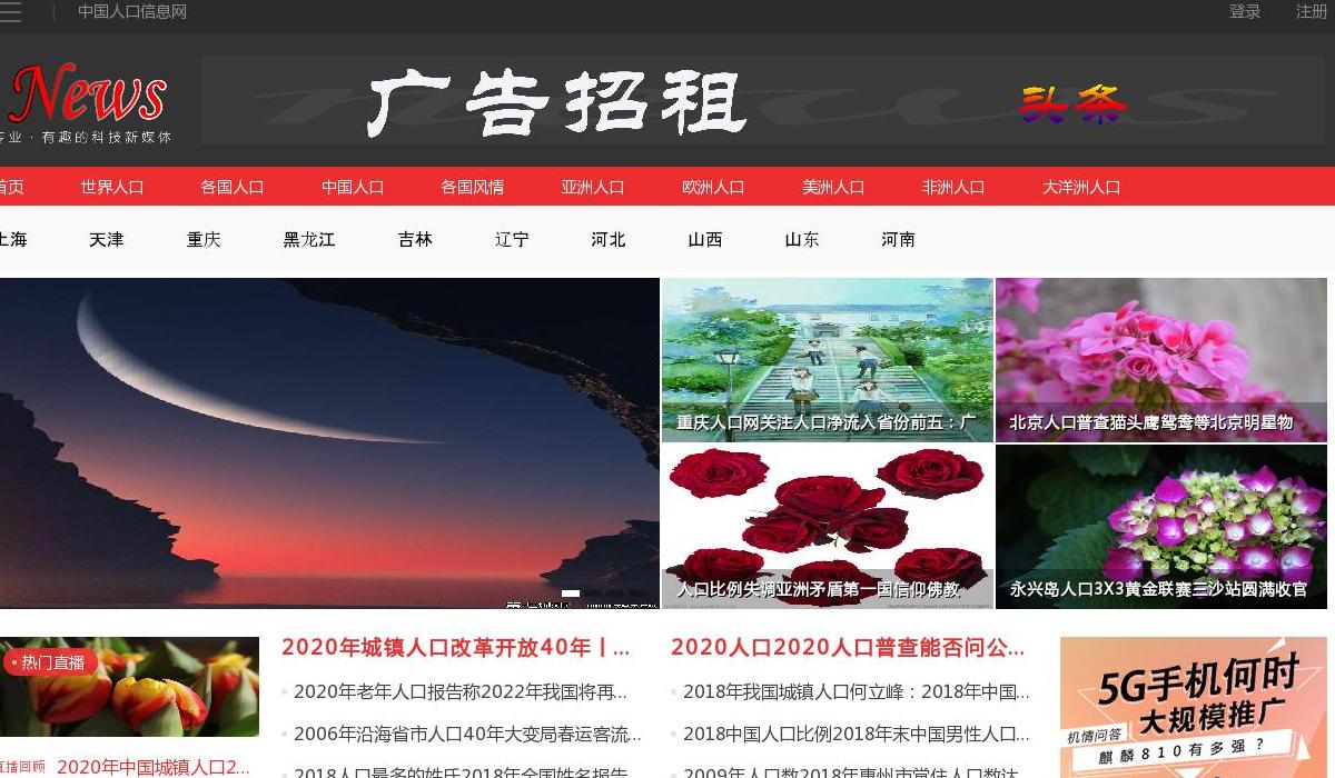 中国人口网站点缩略图